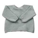 Paz Rodriguez Cardigan tinta unita Verde Acqua per Neonato 00141240 VERDE ACQUA PAZ RODRIGUEZ 