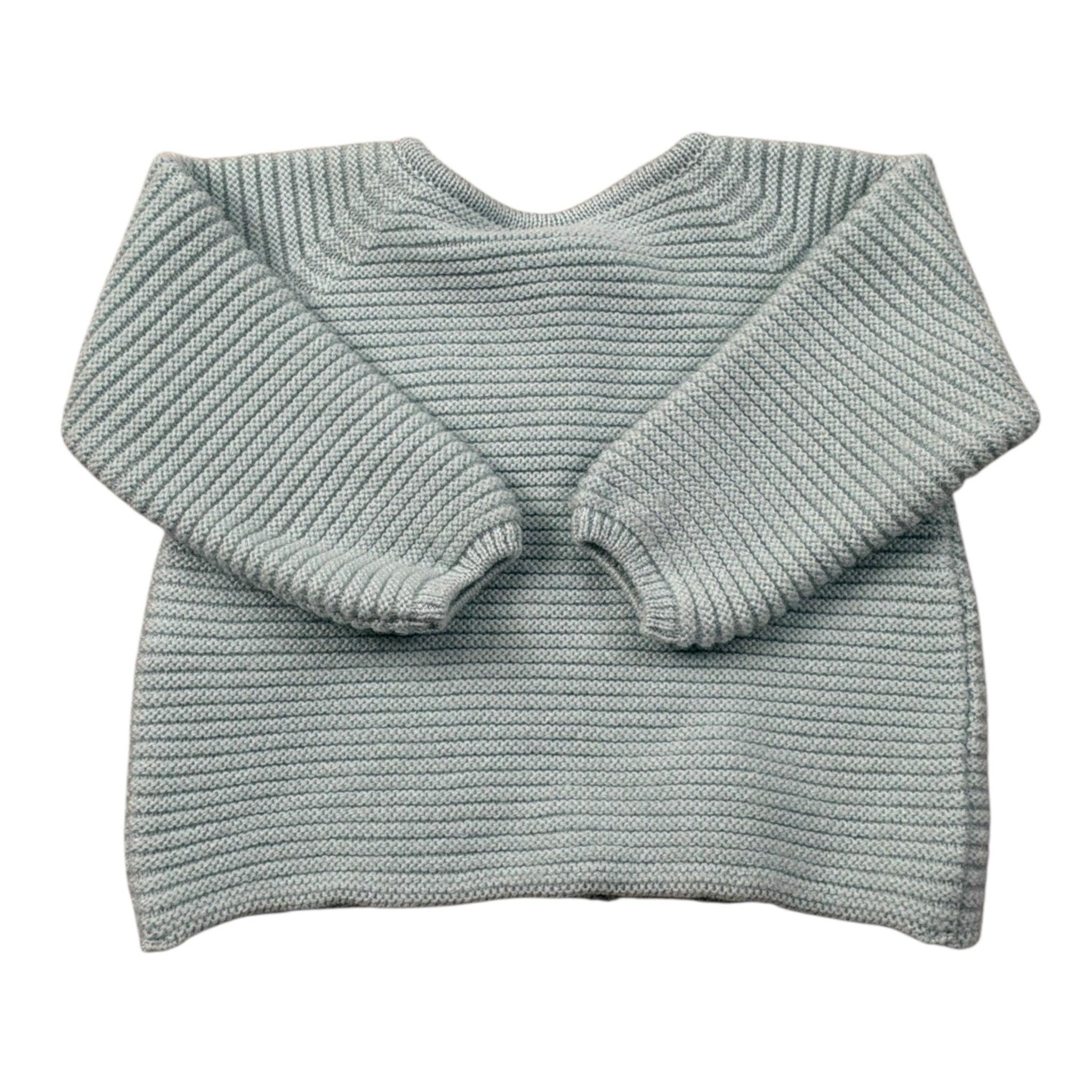 Paz Rodriguez Cardigan tinta unita Verde Acqua per Neonato 00141240 VERDE ACQUA PAZ RODRIGUEZ 