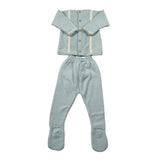 Paz Rodriguez Completo 2 Pezzi Maglia-Ghettina Verde Acqua per Neonato 003112951 VERDE ACQUA PAZ RODRIGUEZ 