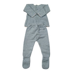Paz Rodriguez Completo 3 Pezzi Maglia-Ghettina-Cappello Azzurro per Neonato 003122205 AZZURRO PAZ RODRIGUEZ 