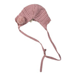 Paz Rodriguez Cappello tinta unita con Ricami Rosa per Neonata 011111129 ROSA PAZ RODRIGUEZ 