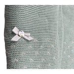 Paz Rodriguez Coperta tinta unita Verde Acqua per Neonata 031120199 VERDE ACQUA PAZ RODRIGUEZ 