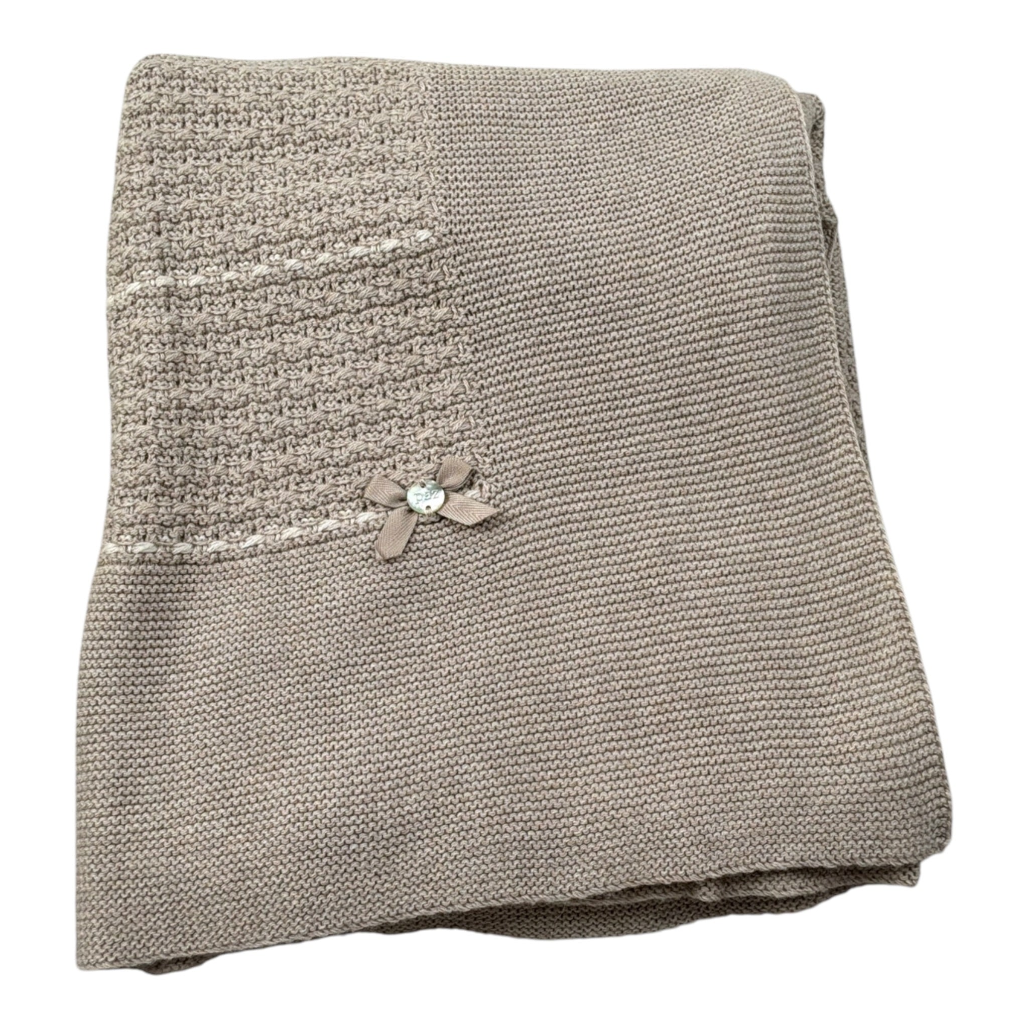 Paz Rodriguez Coperta tinta unita Beige per Neonato 031121900 BEIGE PAZ RODRIGUEZ 