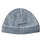 Paz Rodriguez Cappello Tinta Uita In Velluto Azzurro per Neonata 04019853 AZZURRO PAZ RODRIGUEZ 