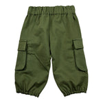 Per Te Pantalone tinta unita con Elastico In Vita Verde per Bambino 44107J VERDE PER TE 