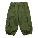 Per Te Pantalone tinta unita con Elastico In Vita Verde per Neonato 44107 VERDE PER TE 