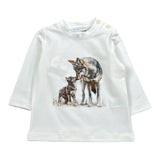 Per Te Shirt tinta unita con Stampa Bianco per Neonato 44834 BIANCO PER TE 