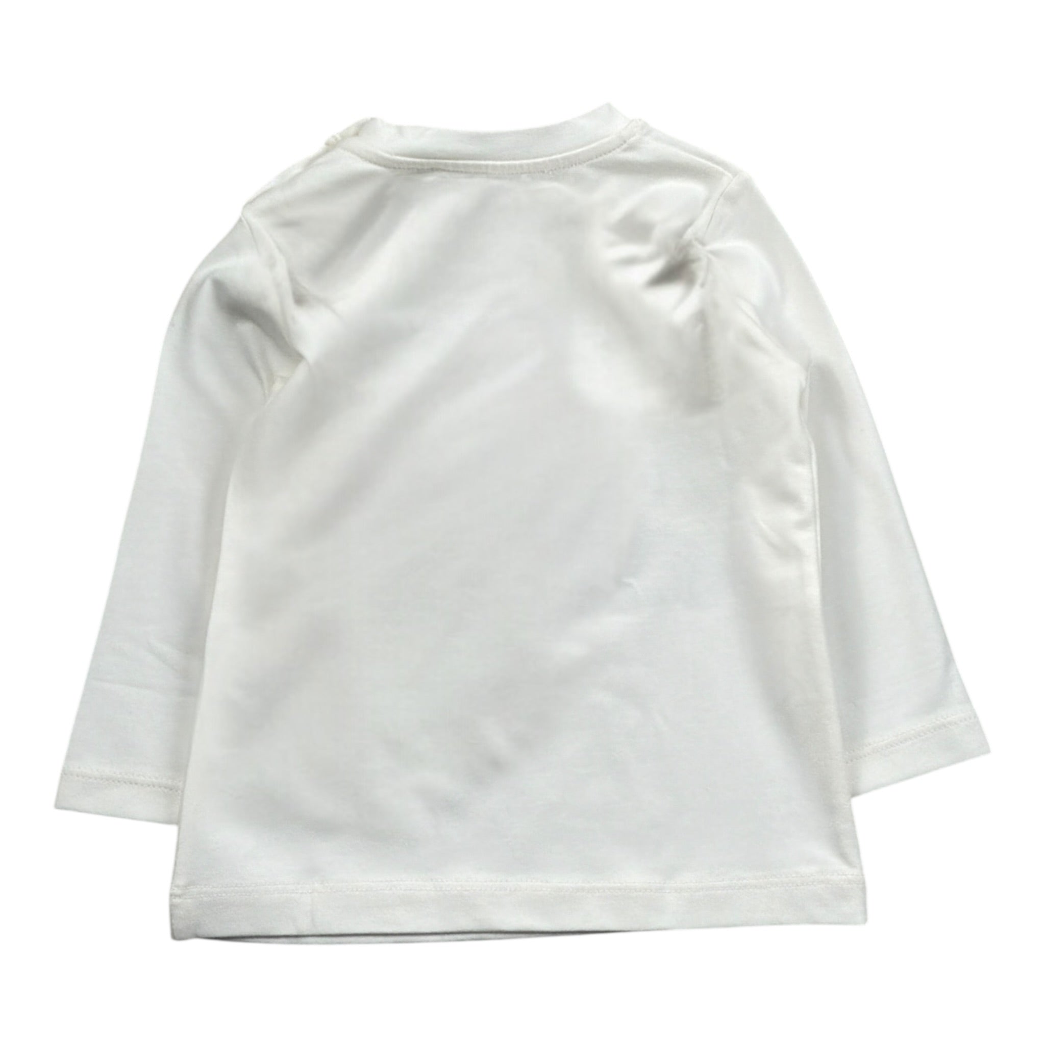 Per Te Shirt Girocollo tinta unita con Stampa Bianco per Bambino 44874J BIANCO PER TE 