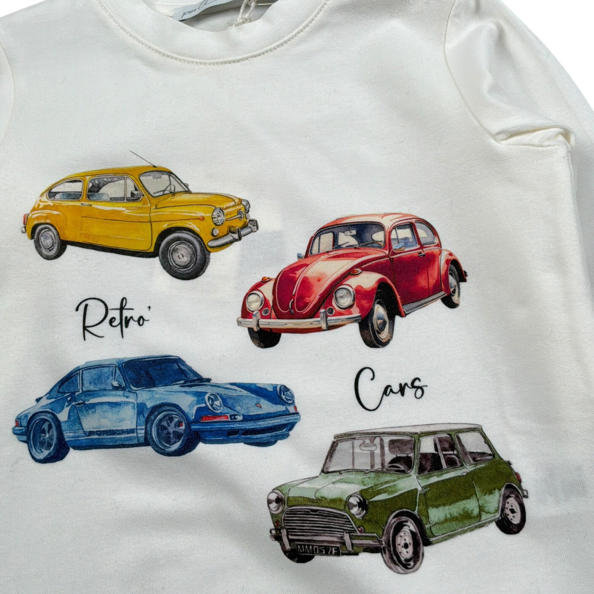 Per Te Shirt Girocollo tinta unita con Stampa Bianco per Bambino 44874J BIANCO PER TE 