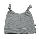 Petit - Indi Cappello Fantasia A Righe Grigio per Neonato AW24A9734 GRIGIO PETIT - INDI 