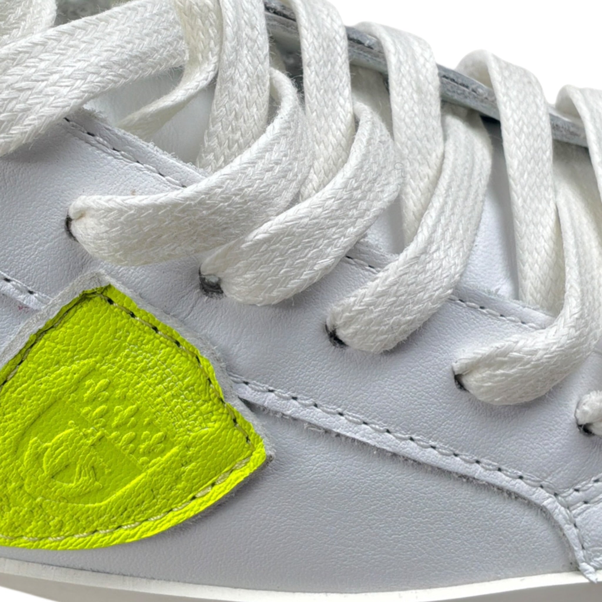 Philipe Model Sneakers tinta unita con Lacci Bianco per Bambino EKEIE BIANCO PHILIPE MODEL 