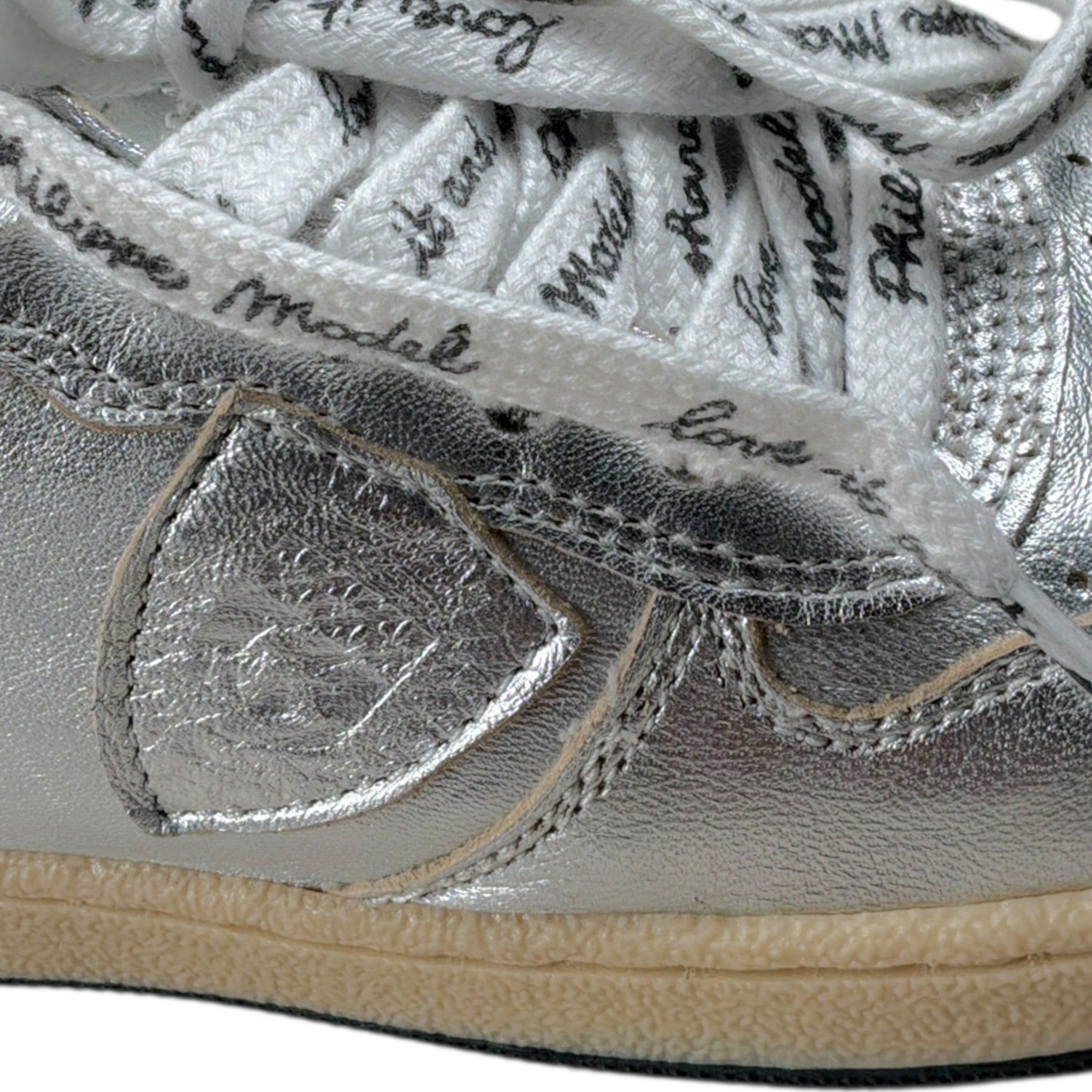 Philipe Model Sneakers tinta unita con Lacci Argento per Bambino LKL0MM4A ARGENTO PHILIPE MODEL 