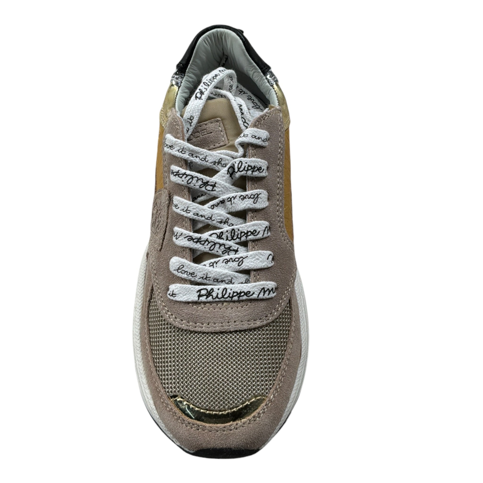 Philipe Model Sneakers tinta unita con Lacci Beige per Bambino QPQP BEIGE PHILIPE MODEL 