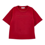 Philosophy T-Shirt tinta unita con Stampa Rosso per Bambina I1F609X ROSSO PHILOSOPHY 