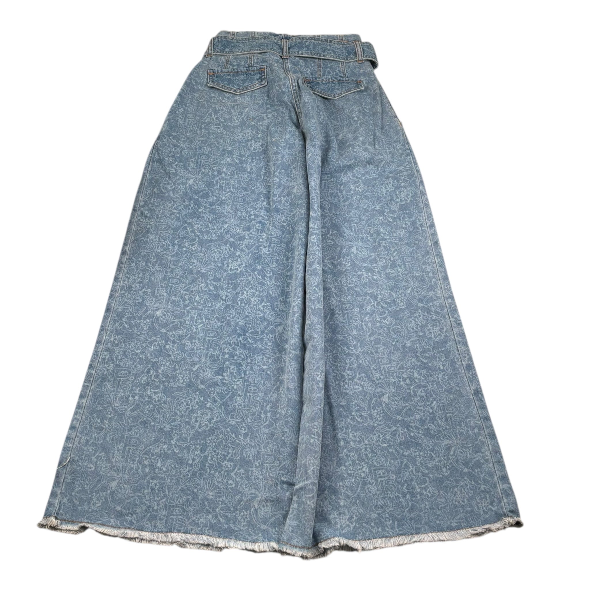 Philosophy Jeans tinta unita con Cintura Azzurro per Bambina I9E405 AZZURRO PHILOSOPHY 