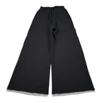 Philosophy Pantalone Palazzo tinta unita con Logo Nero per Bambina I9F401 NERO PHILOSOPHY 
