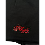 Philosophy Cappello tinta unita con Logo Nero per Bambina PJCP03 NERO PHILOSOPHY 