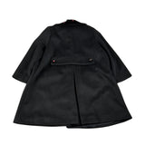 Piccola Ludo Cappotto tinta unita con Colletto Nero per Bambina BF11WB016 NERO PICCOLA LUDO 