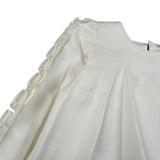 Piccola Ludo Abito Manica Lunga tinta unita Bianco per Bambina BS9WB040 BIANCO PICCOLA LUDO 