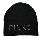 Pinko Cappello tinta unita con Stampa Nero per Bambina 028344 NERO PINKO 
