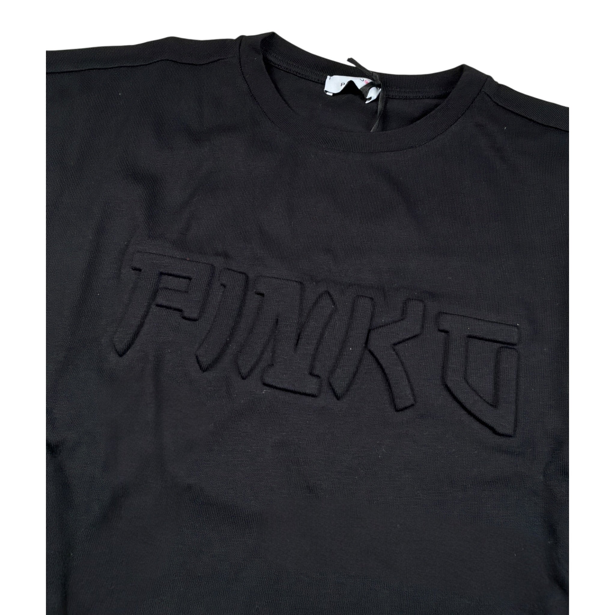 Pinko T-Shirt Girocollo tinta unita Nero per Bambina KFTS020 NERO PINKO 