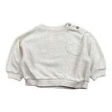 Play Up Felpa tinta unita In Maglia Panna per Neonato PA011AQ11350 PANNA PLAY UP 