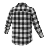 Please Camicia Bicolore con Fantasia A Quadri Bianco/Nero per Bambino CL61103B77 BIANCO/NERO PLEASE 