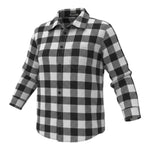 Please Camicia Bicolore con Fantasia A Quadri Bianco/Nero per Neonato CL61103B77N BIANCO/NERO PLEASE 