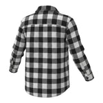 Please Camicia Bicolore con Fantasia A Quadri Bianco/Nero per Neonato CL61103B77N BIANCO/NERO PLEASE 