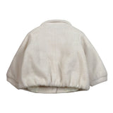 Please Giubbino tinta unita con Colletto Crema per Neonata JB60120G77 CREMA PLEASE 