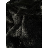 Please Pelliccia tinta unita con Cappuccio E Bottoni Nero per Bambino JE02260G78 NERO PLEASE 
