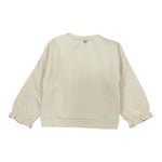 Please Felpa tinta unita Girocollo con Stampa Beige per Bambina LB03042G77X BEIGE PLEASE 