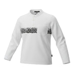 Please Shirt tinta unita con Taschino E Stampa Bianco per Neonato LE01030B77X BIANCO PLEASE 