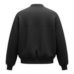 Please Felpa tinta unita con Zip Nero per Bambina LG14042G77 NERO PLEASE 