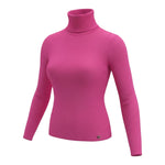 Please Maglia Collo Alto tinta unita Magenta per Bambina LW00072G78 MAGENTA PLEASE 