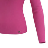Please Maglia Collo Alto tinta unita Magenta per Bambina LW00072G78 MAGENTA PLEASE 