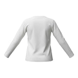 Please Shirt tinta unita con Applicazioni Bianco per Bambina ML04030G77 BIANCO PLEASE 