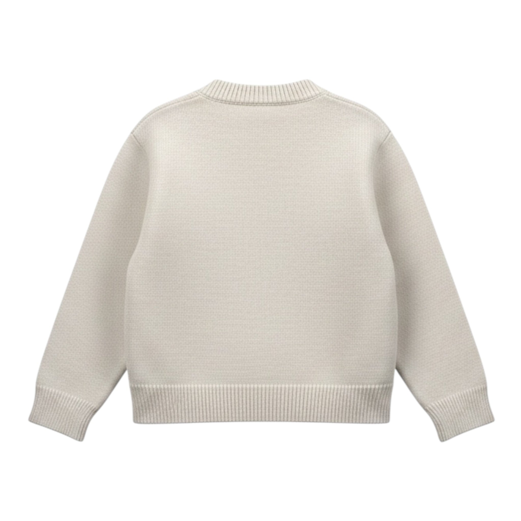 Please Cardigan tinta unita con Fiocchi Beige per Neonata NB05234G77 BEIGE PLEASE 