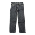 Please Jeans tinta unita con Girovita Regolabile Nero per Bambino PE03012B77 NERO PLEASE 