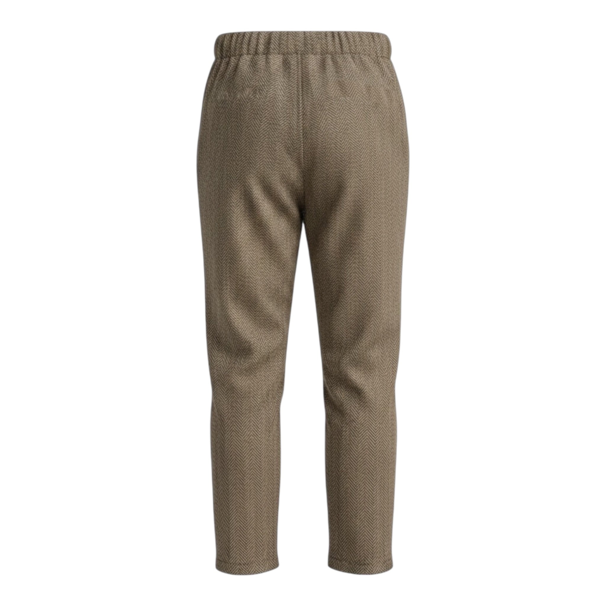 Please Pantalone tinta unita con Elastico In Vita Marrone per Neonato PE29171B77N MARRONE PLEASE 