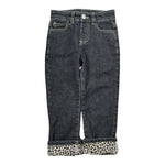 Please Jeans tinta unita con Girovita Regolabile Nero per Bambina PH03010G77 NERO PLEASE 
