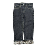 Please Jeans tinta unita con Girovita Regolabile Nero per Bambina PH03010G77 NERO PLEASE 