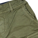 Please Pantalone tinta unita con Elastico In Vita Verde per Bambino PHM5B13B61 VERDE PLEASE 
