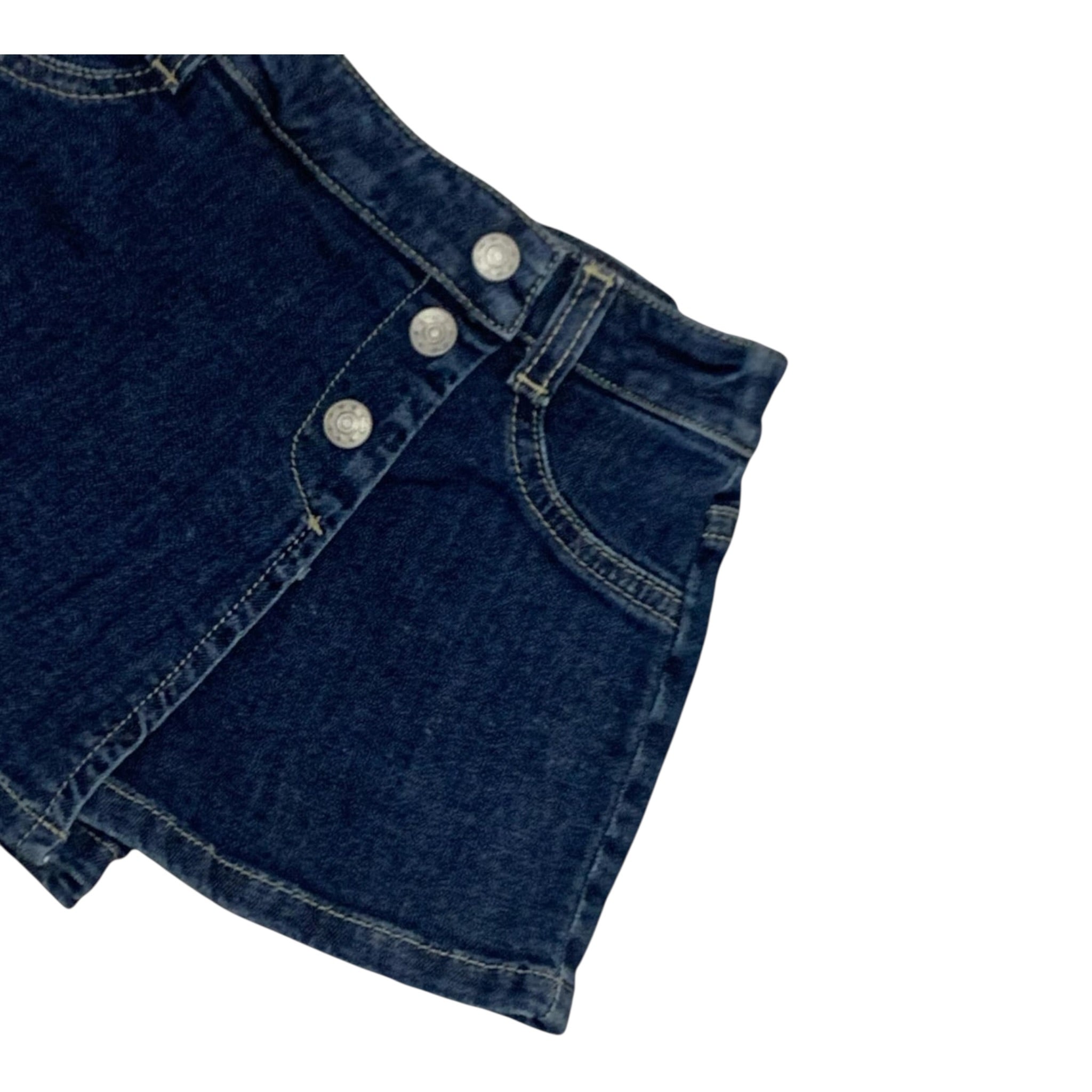 Please Short In Denim tinta unita Blu per Bambina RB08012G77 BLU PLEASE 