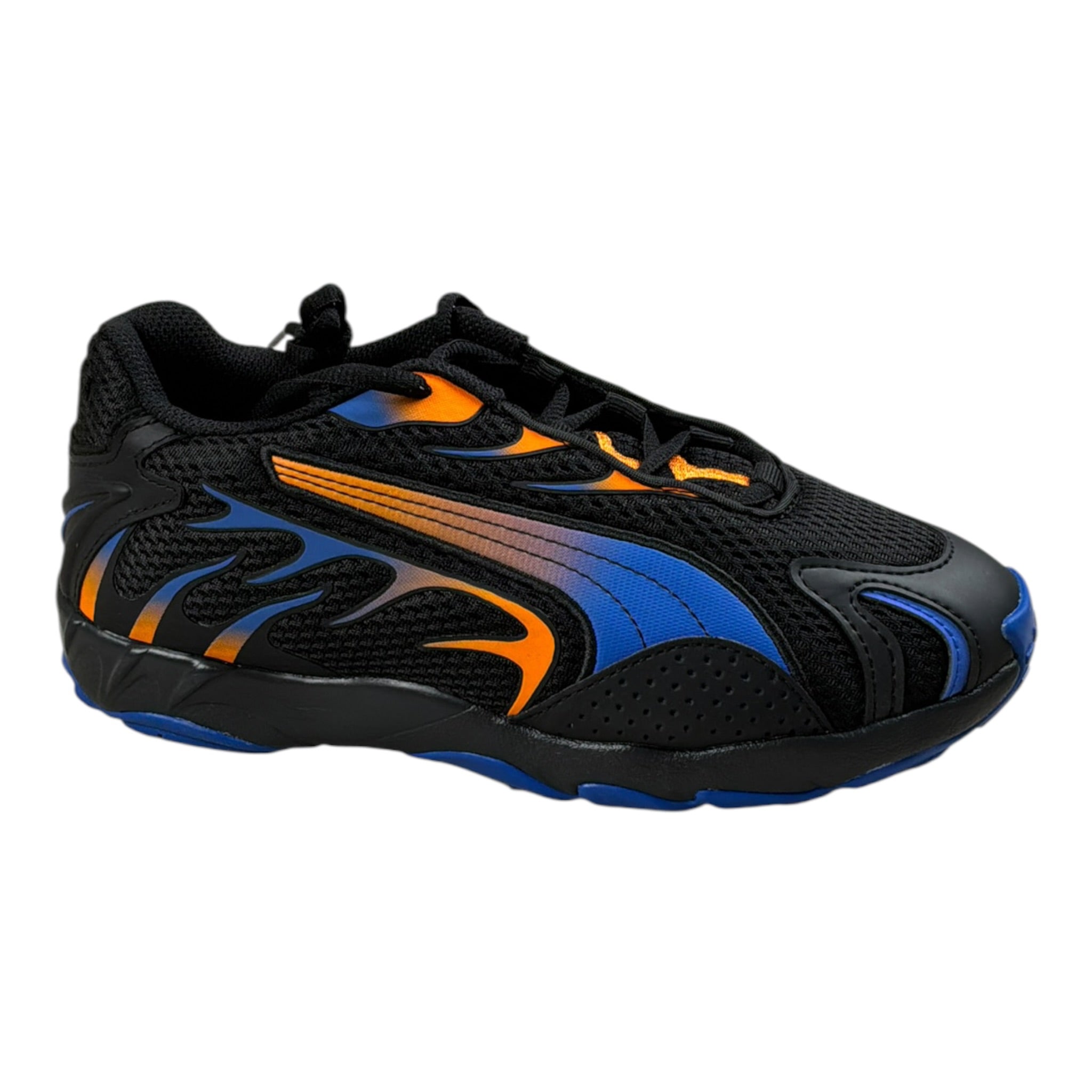 Puma Sneakers tinta unita con Fantasia Nero per Bambino 401696 NERO PUMA 