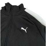Puma Felpa con Zip tinta unita Nero per Bambina 629587 NERO PUMA 