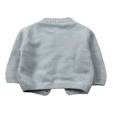 Pure Cardigan tinta unita Azzurro per Neonato PC02617 AZZURRO PURE 