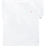 Ralph Lauren T-Shirt tinta unita con Logo Bianco per Bambina 312833549064 BIANCO RALPH LAUREN 