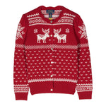 Ralph Lauren Cardigan tinta unita con Ricami Rosso per Neonata 312920105001 ROSSO RALPH LAUREN 