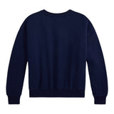 Ralph Lauren Felpa Chiusa Girocollo tinta unita con Stampa Blu per Bambino 312979037001 BLU RALPH LAUREN 